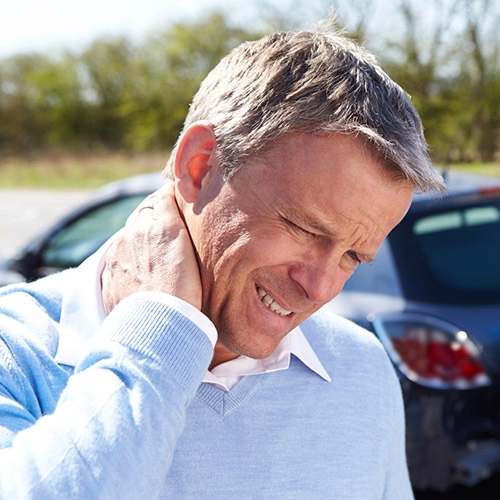 Chiropractic Baltimore MD Man With Whiplash Neck Pain